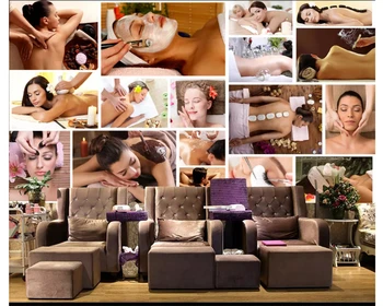 Beibehang po Meri moda formaldehida-brezplačno ozadje lepota zdravje klub fizikalna terapija, masaža center ozadju 3d ozadje