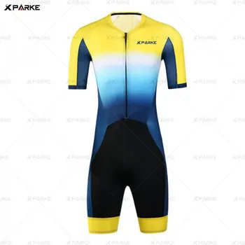 Triatlon Kolesarski Dres Luksuzni Kopalke MTB Kolo Jersey Moški, Tek, Plavanje oblačila Ropa Ciclismo Maillot oblačila obleko