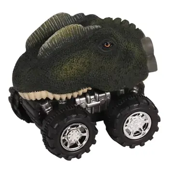 4 Kos Potegnite Nazaj Dinozaver Modelov Avtomobilov Igrače, Z Veliko Pnevmatike Kolo Kreativna Darila Za Otroke, Otroci M09