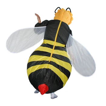 Odraslih Honey Bee Napihljivi Kostumi Za Noč Čarovnic Cosplay Maskota Vlogo Igrajo Disfraz Karneval Stranka Obleko Festival Rojstni Dan Darila