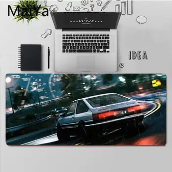 Maiya Vrh Kakovosti ZAČETNEGA D AE86 DIY Design Vzorec Igra mousepad Brezplačna Dostava Velik Miško, Tipke Tipkovnice Mat