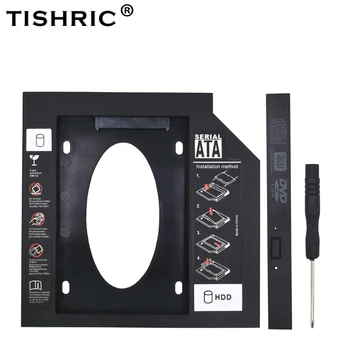 TISHRIC Plastičnih HDD Caddy 9.5 Ali 12,7 mm SATA 3.0 Optibay 2.5