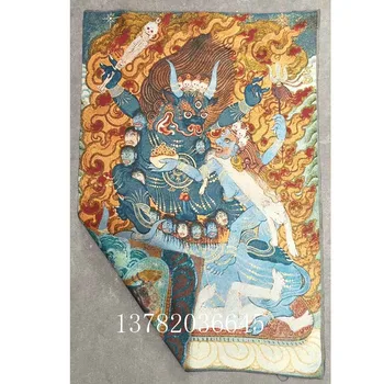 Nepala, Tibeta Tangka Svile Visi Slike Občudovali Master Zongkaba