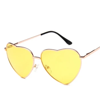 2018 Klasičen Retro Ljubezen sončna Očala Moških In Žensk Ocean Serije Breskev Srce Očala Trend sončna očala
