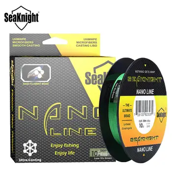 SeaKnight NANO 300M 330Yards PE Pleteni Ribolovna Vrstica 4 Sklope Multifilamentno Globe za ribiške vrvice 4-10 LB 0.07-0.12 mm Slano