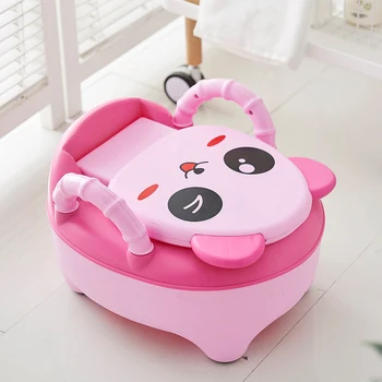 Baby Neznatan Otrok Neznatan Usposabljanje Novih Sedež Baby Wc Portable Naslonjalo Pisoar Risanka Panda Otroci Wc Trener Bedpan