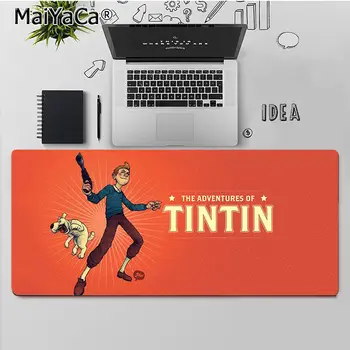 MaiYaCa Visoke Kakovosti adventures of tintin Igralec Hitrost Miši Trgovini na Majhne Gume Mousepad Gume Gaming Računalnik mousepad