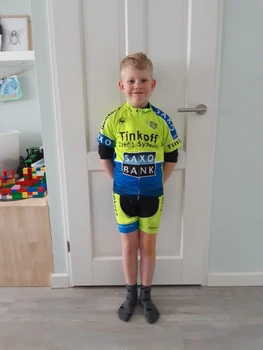 Ropa De Mujer 2021 Novo Ltaly Otrok Kolesarski Dresi Fant je Ropa Ciclismo Short Sleeve Jersey Boys GORSKO Kolo Oblačila Prilagodljiv