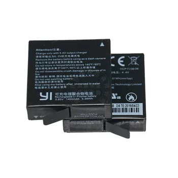 Za riginal Xiaomi YI 4K Baterije AZ16-1 USB Dvojni Polnilec Za yi 4K+ Akcijski Fotoaparat Lite Pribor 1400mAh Baterija za ponovno Polnjenje