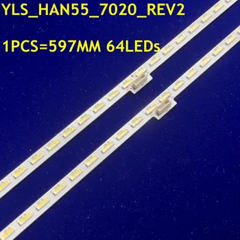 LED Osvetlitev ozadja Za Sony 55-palčni TV YLS_HRN55_7020_REV2 YLS_HAN55_7020_REV2 15521N SYV5541 KD-55X8505C 75.P3C08G001 KD-55X8507C