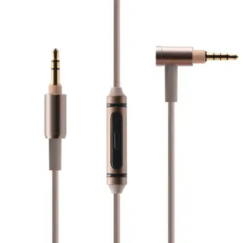 Zamenjava Audio Silver Kabel Daljinski Mikrofon Za -SONY MDR-100ABN 1A MDR-100X MSR7 24BB