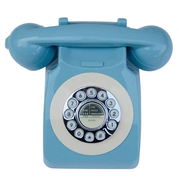 Gumb za Izbiranje Starinsko Telefon, LCD-Zaslon Letnik Telefonske Klasične Evropske Retro mobilne in Stacionarne Telefonije za Dom Hotel Urad