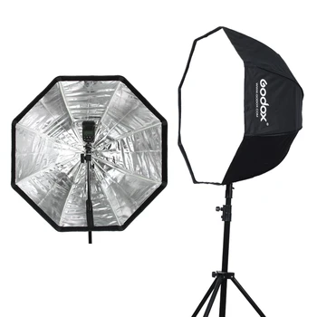 Godox 80 cm 31,5 leta v Prenosni Octagon Softbox Dežnik Broly Reflektor za Bliskavica Speedlight Reflektor za Bliskavico Speedlight