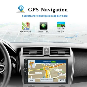 2Din Avto Multimedijski Predvajalnik, Univerzalno 2G+32 G Avto Radio Stereo Bluetooth GPS Avdio Video Android MP3, MP4 WiFi 7