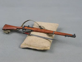 Na zalogi 1/6 lestvici druge svetovne vojne British Army Lee Enfield Puška Kovinski Orožje Model Pištolo Igrače za 12 