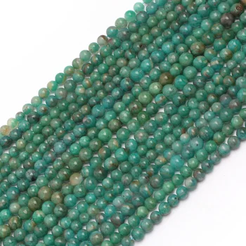 Krog amazonite kamen, naravni biseri amazonite gemstone kroglice DIY svoboden kroglice za nakit, izdelava sklop 15