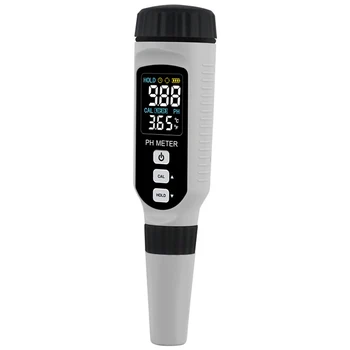 Profesionalni Prenosni Pero Tip PH Meter Kakovosti Vode Tester Acidometer za Akvarij Acidimeter PH vključujejo 3,7 V litijeve Baterije