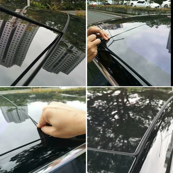 Avtomobilska dodatna Oprema Vetrobransko steklo Strehi Vetra Stražar Znižanje Hrupa Zmanjšanje Komplet Tesnil strešno Okno stekla tesnilni trak Za Tesla Model 3