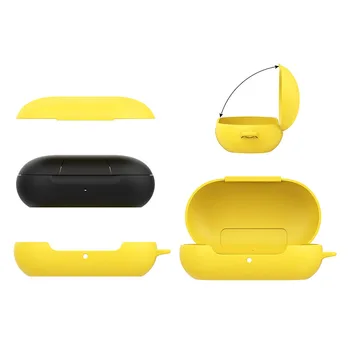 VROČE-Silikonski Primeru Zajema Slušalke Vrečka za Prah-Dokazilo Zaščitnih za Samsung Galaxy Brsti Ultra Tanek Zaščitnik Primeru Eartips