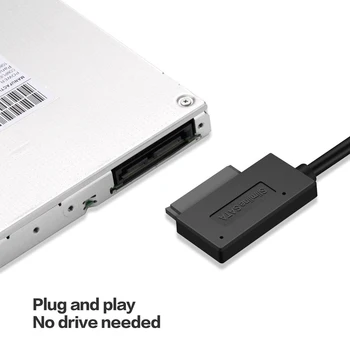Najnovejši USB 2.0 Mini Sata II 7+6 13Pin Adapter Pretvornik-Kabel Za Prenosni DVD/CD-ROM-Slimline Pogon Na Zalogi Za Dropshipping