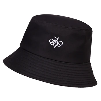 Moda poletje bombaž ribič klobuk hip-hop klobuk divji med vezenje vedro klobuki unisex priložnostne klobuk panama klobuki casquette