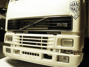 Rc avto spredaj Žar Ploščo in logotip nalepke zbora za 1/14 obsega tamiya daljinski upravljalnik traktorjem priklopnika volvo FH12 igrača tovornjak