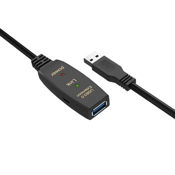 Aktivni USB 3.0 podaljšek 5M kabel USB 3.0 podaljšek, repeater kabel usb A moški A ženske z booster