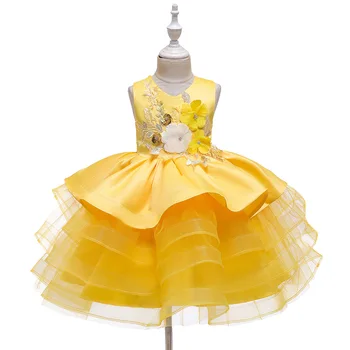 Poletje Baby dekle Božično zabavo Večplastna Torto Obleka za Malčke Dekliška Princesa Obleke Ljubezni Cvet Modni Obleki Dekleta Obleke