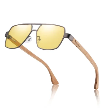 Hu Lesa Klasičnih Polarizirana sončna Očala Moške blagovne Znamke Oblikovalec sončna Očala Potovanja Vožnje Kvadratnih Nočno Vizijo Očala Očala UV400
