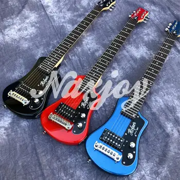 Črnega ,Rdeča , Modra Mini Kitara hofner Shorty prinaša dobička začetnik Potovanja kitara otrok Električni guitarra