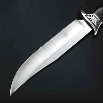 Prostem kampiranje, lov kratek nož visoko trdoto fiksno rezilo kratek nož self-defense nož večnamenski nož