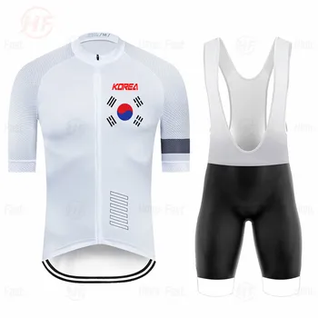 Koreja Team Kolesarski Dres 2020 po Meri Cestno Gorska Dirka Vrh Kolesarjenje Oblačila moških jersey set bike wear dirke oblačila