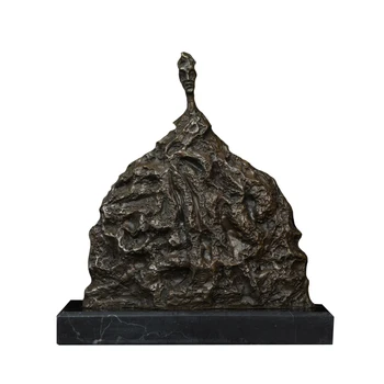 Ivorique DS493 Slavnega Umetnika Bronasto Art Dekor Abstraktni umetnik Giacometti bronasto skulpturo povzetek človek kip dekorativne Za Col