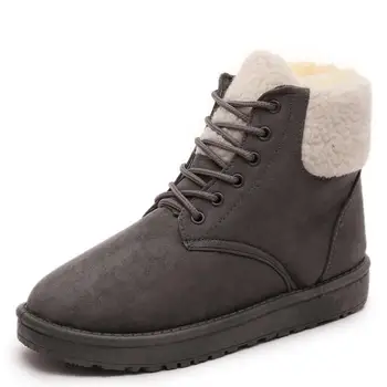 Moda toplo ženske snow škornji 2019 pozimi nov prihod ženske škornji ženske čevlje toplo krzno plišastih Vložek čevlji ženske škornji