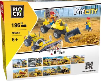 Gradnja igrače določitvi prevoz MyCity zbirko, s 196 bloki za otroke, da ustvarijo svoje mesto.