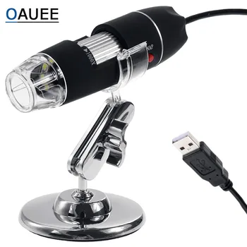 Mega slikovnih Pik 500X 1000X 1600X 8 LED Digitalni USB Mikroskop Microscopio Lupo Elektronski Stereo USB-Endoskop Fotoaparat