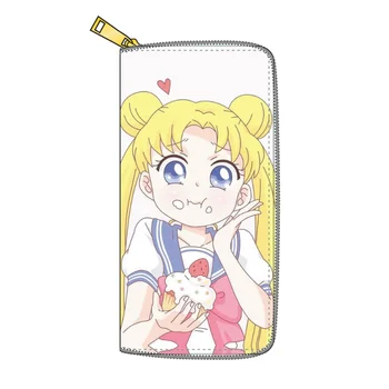 Anime Sailor moon denarnice, ženske Japonski risani multi-funkcijo PU usnje torbice cosplay torbici dekle kawaii za rojstni dan