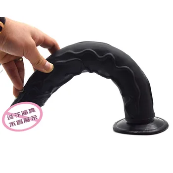35x5.3 cm Dolge Velik Velik Trak na Realističen Dildo in Strapon Sex Igrače za Ženske Velik Konj Dildos Debele Odrasle Sextoys
