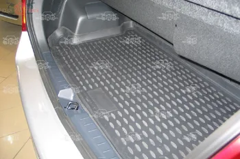 Prtljažnik mat za Toyota Yaris II 2006~2012 Hatchback trunk talne preproge ne zdrsne poliuretan umazanijo varstvo prtljažnik avtomobila styling