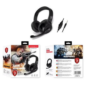 PS4 računalnik Gamer slušalke, da stereo Gaming slušalke (3,5 mm Priključek za slušalke z mikrofonom hrupa preklic