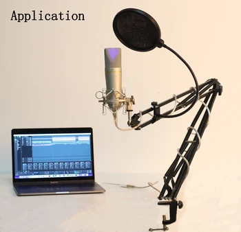 Strokovno USB Snemanje Mikrofon Za Računalnik Snemanje Vokalov Glas V Neposredni Televizijska Soba Karaoke Kit Youtuber Mic