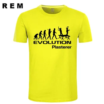 Smešno Razvoj Plasterer Delo, Delo Tshirt Za Moške Poletje Moda Črko T Majica Bombaž Priložnostne T-Shirt