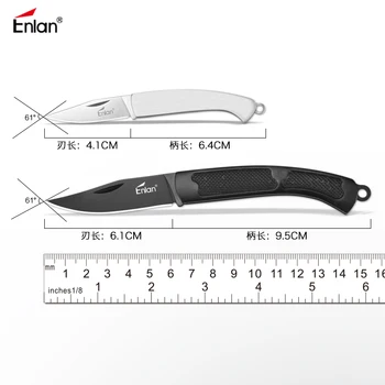 ENLAN （2pcs/Veliko） 8cr13mov Folding Nož Taktično Preživetje Noži Lov Kampiranje Vojaške Razpakiranje Žepni nož EOS Orodje
