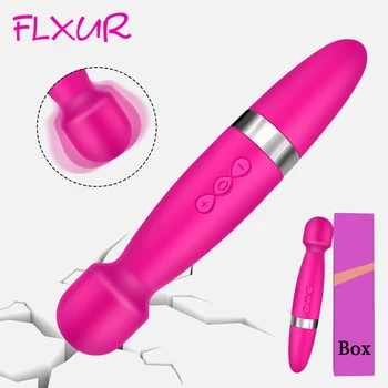 FLXUR Močan Čarobno Palico AV Vibrator Sex Igrače za Žensko klitoris Stimulator Telo Massager G Spot z vibriranjem Sex Shop, igrače za odrasle