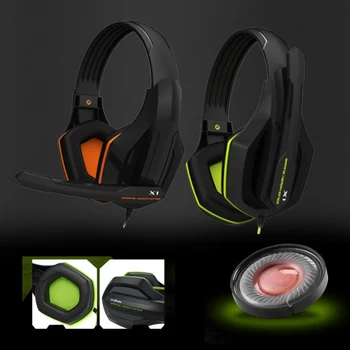 Profesionalni Igralec Slušalke Super Bass Nad uho Računalnik Gaming Slušalke z Mikrofon Stereo Žične Slušalke za PC, Xbox PS4