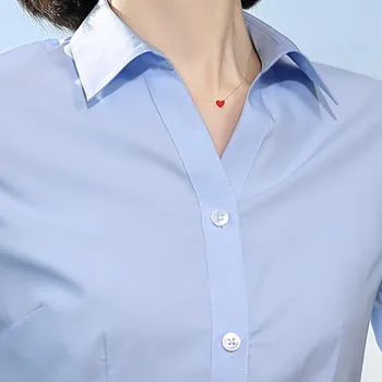 Naviu Novih Strokovnih Majica Pomlad Ženske Dolg Rokav Slim V Vratu Bluze Urad Za Poslovne Ženske Delovne Obleke Vrhovi