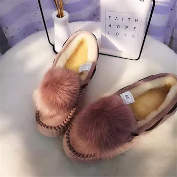 Čevlji Ženska Prave Ovčje kože Sneg Škornji 2020 Pravi Ovčje kože Pozimi Klasičnih Sneg Škornji Za Ženske Zimske Čevlje