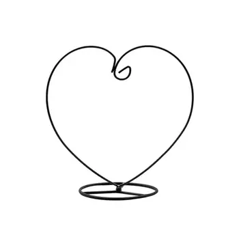 Srce Oblikovan Ornament, Display Stojala, iz Železa Viseče Stojalo Stojalo, Nosilec za Obešanje Žogo Okras Doma in Poročni Dekoracijo
