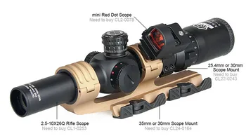 Canis Latrans Taktično puško Področji optične pogled puška področje + mini red dot sight airsoft oprema GZ1-0345