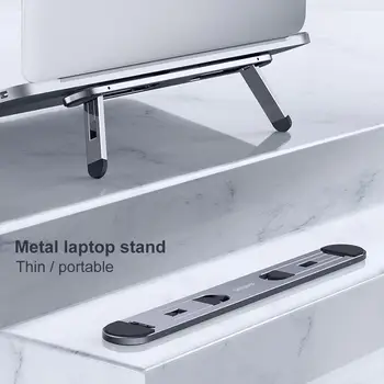 Oatsbasf Laptop stand suporte prenosnik tablični pribor macbook pro Mini stojalo Zložljivo prenosni računalnik Prenosni nosilec Hlajenje stojalo